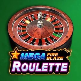 Mega Fire Blaze Roulette online game logo by Playtech on spinogrinoo.co.nl