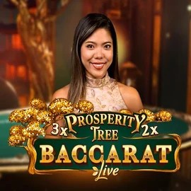 Prosperity Tree Baccarat logo – Live Casino by Evolution at Spinogrino Casino