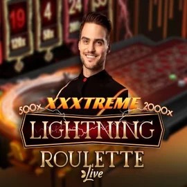 XXXtreme Lightning Roulette slot icon by Evolution, available at Spinogrino Casino